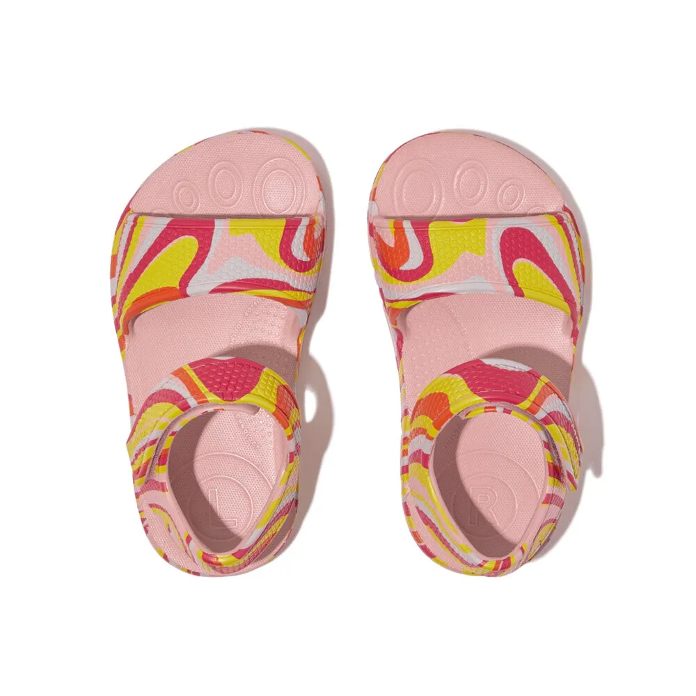 รองเท้าแตะ สำหรับเด็ก รุ่น iQUSHION KIDS TODDLER SWIRLY ERGONOMIC B/S SANDALS