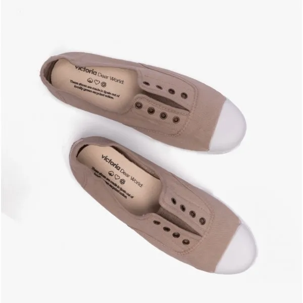 1915 INGLESA DREC Womens Canvas Pumps Beige
