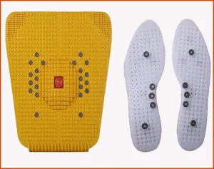Acupressure Acupuncture sujok Health & Personal home use foot mat & Acupressure shoes sole combo kit