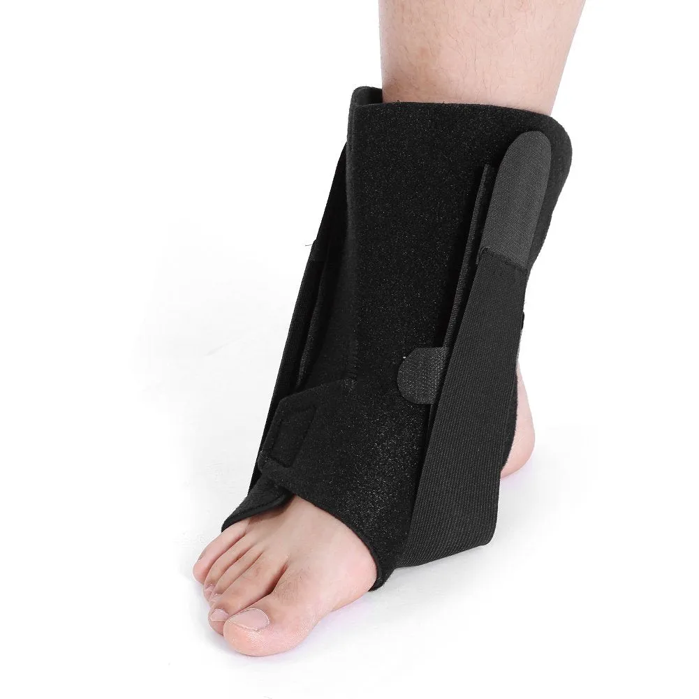 Adjustable Plantar Fasciitis Splint, Orthotic Foot Drop Night Brace for Sleep Support Unisex Elastic Ankle Drop Foot Strap Protector for Pain Relief