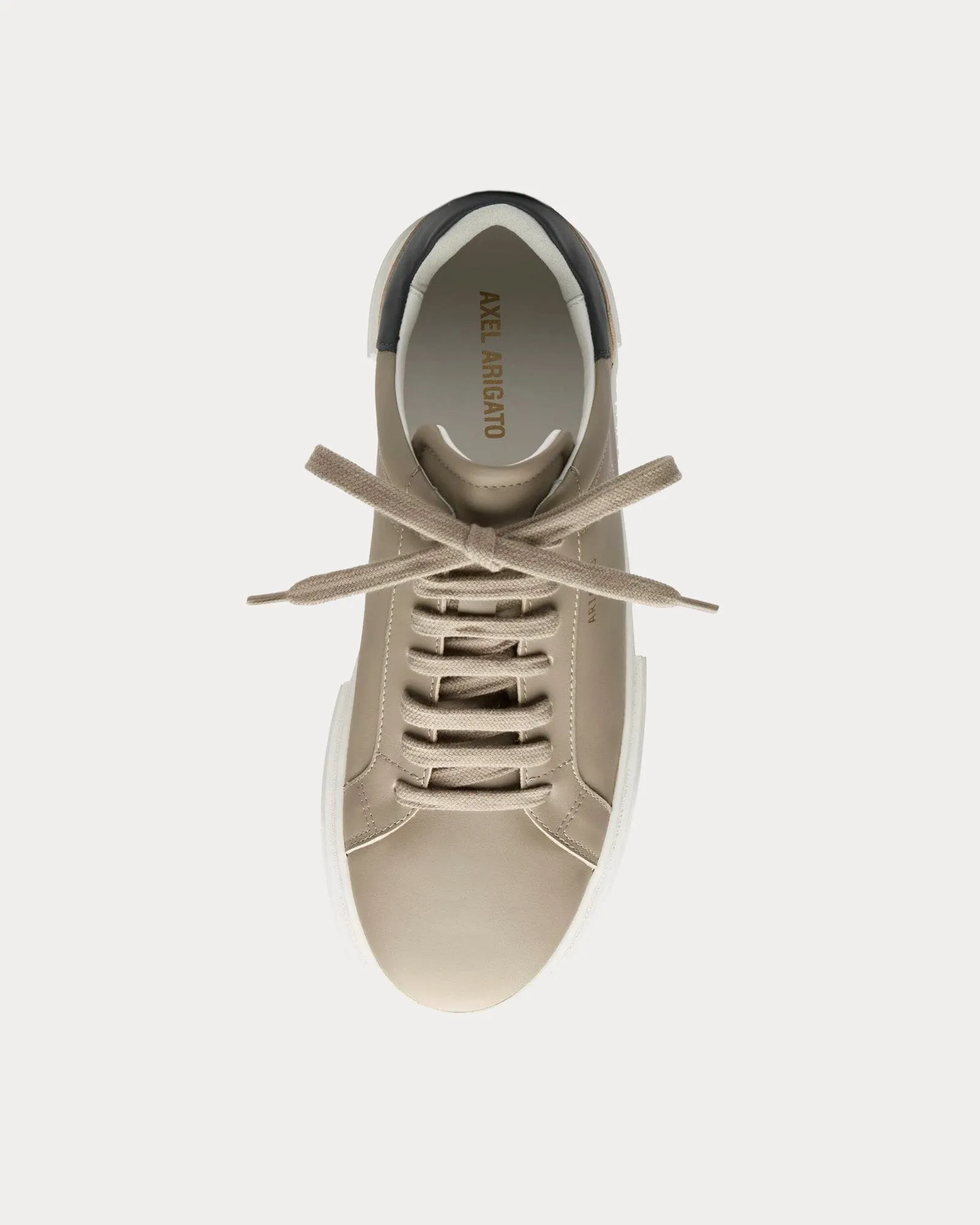 Atlas Dark Beige / White Low Top Sneakers