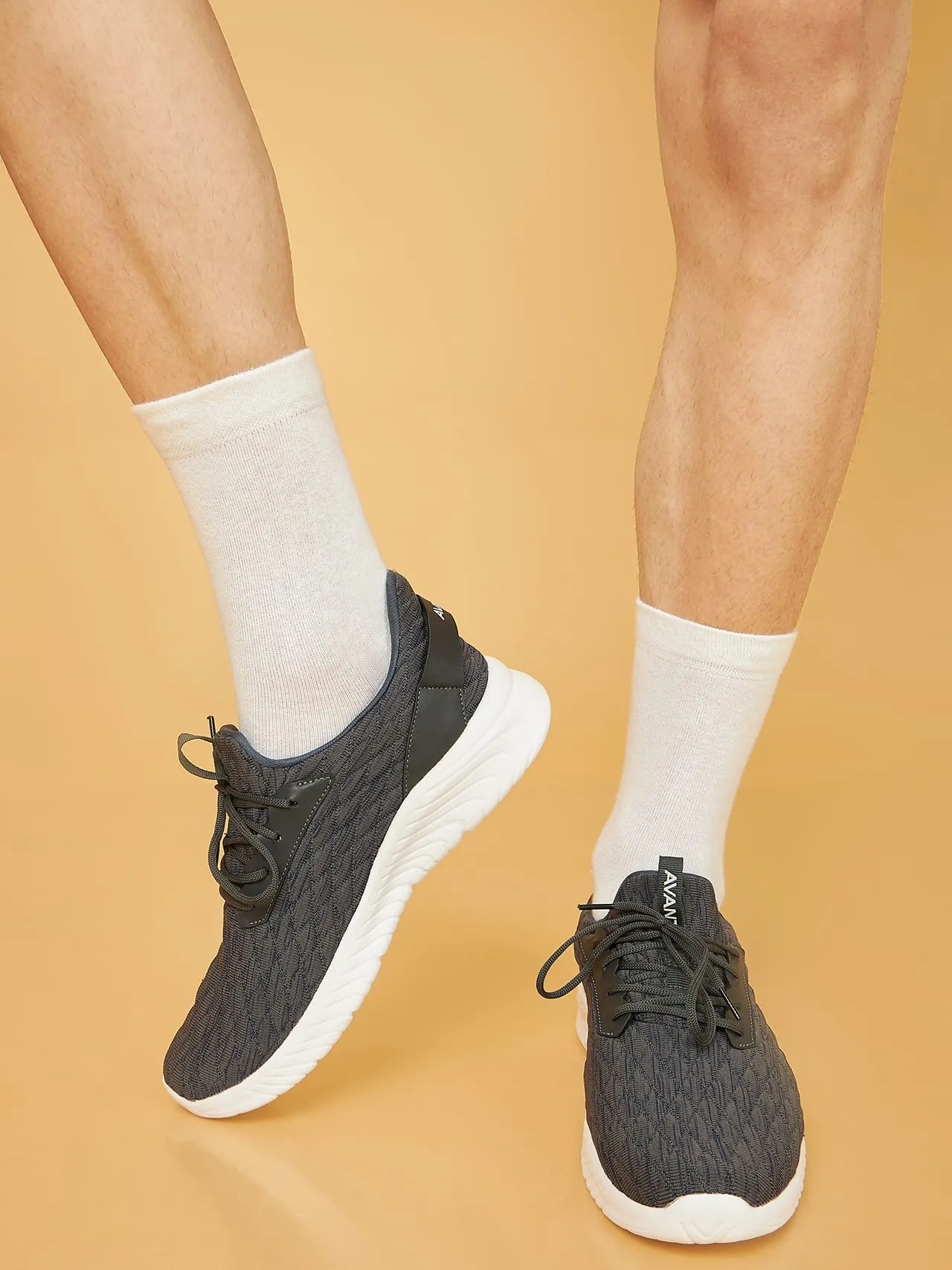 Avant Men's Dynamite Running shoes- D.Grey