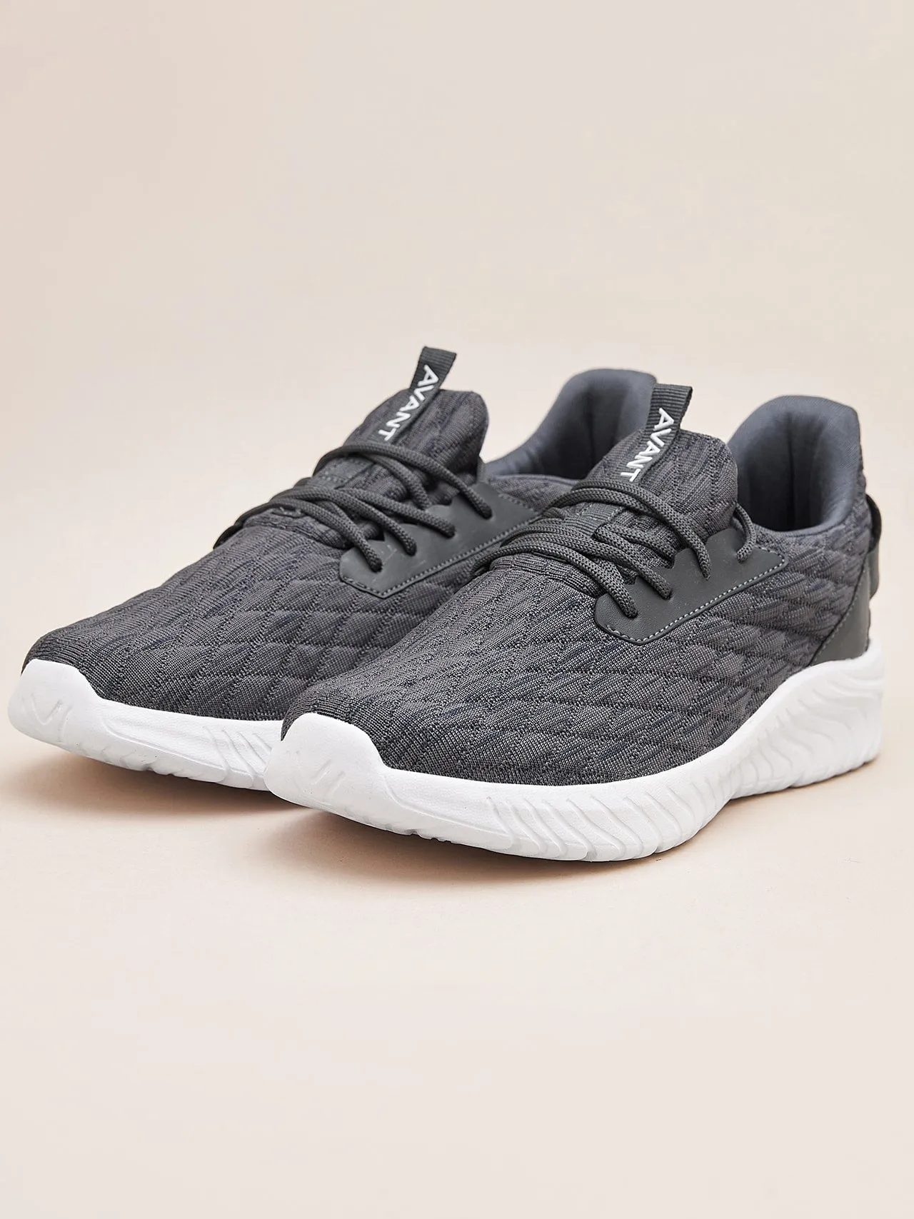 Avant Men's Dynamite Running shoes- D.Grey