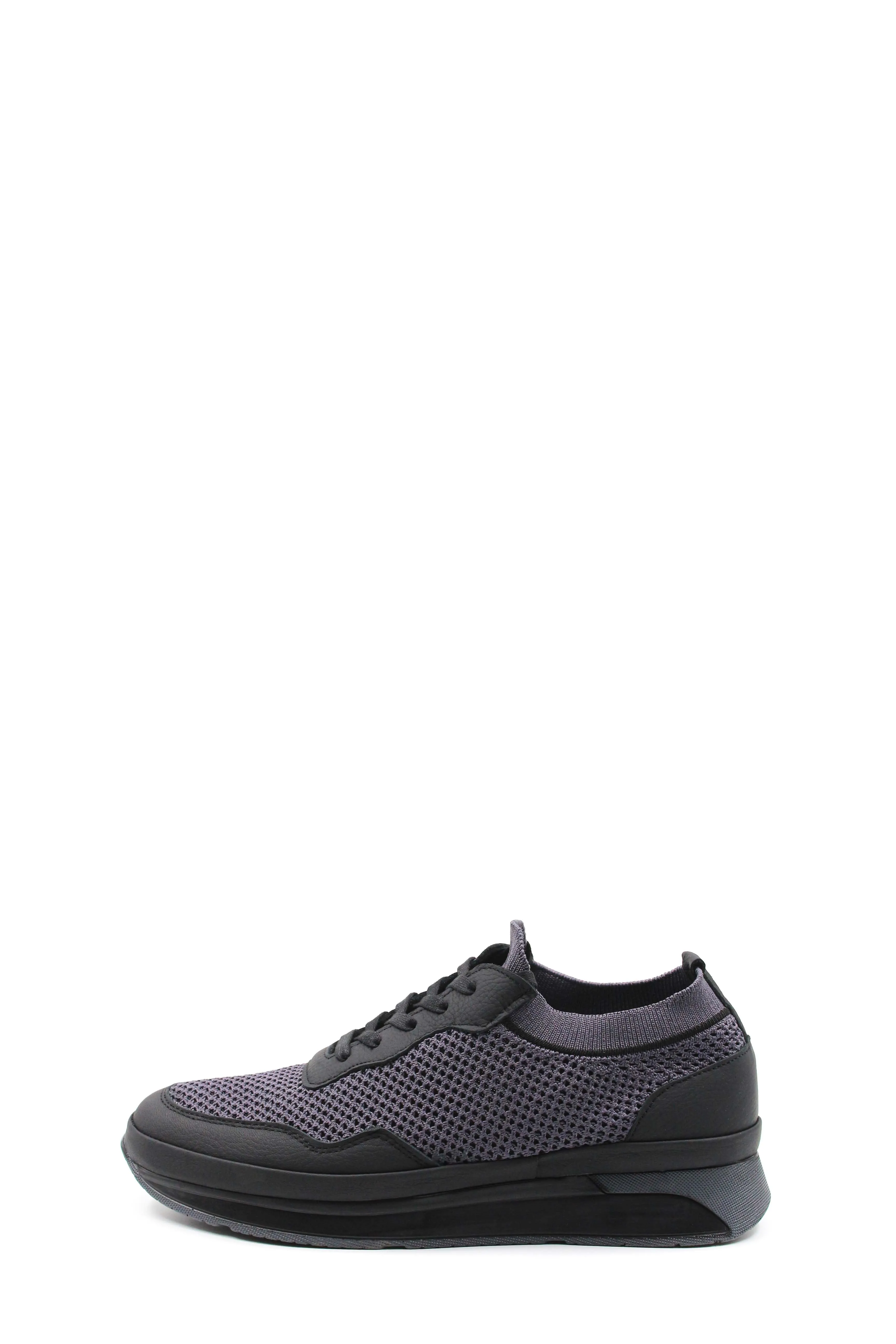 Black Mesh Knit Sneakers Wessi