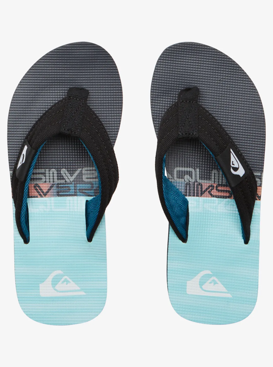 Boys 8-16 Molokai Layback Sandals - Black/Black/Blue