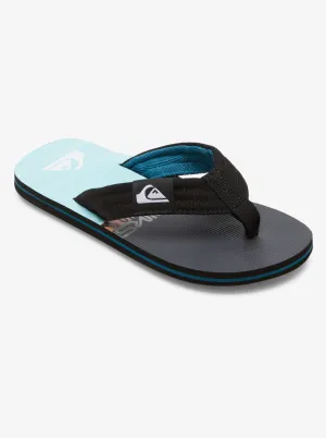 Boys 8-16 Molokai Layback Sandals - Black/Black/Blue