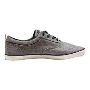 BUGATI Low Top Trainers Grey Canvas Mens UK 9.5