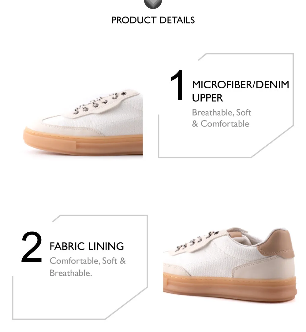 camel active Cool Denim Sneakers Men White FAFNIR 822409-HX1SVC-0 WHITE