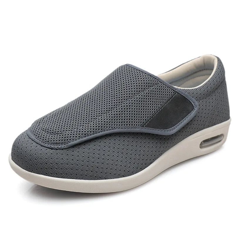 Chloe Stretch No-Tie Wide Shoes w/ Adjustable Closure