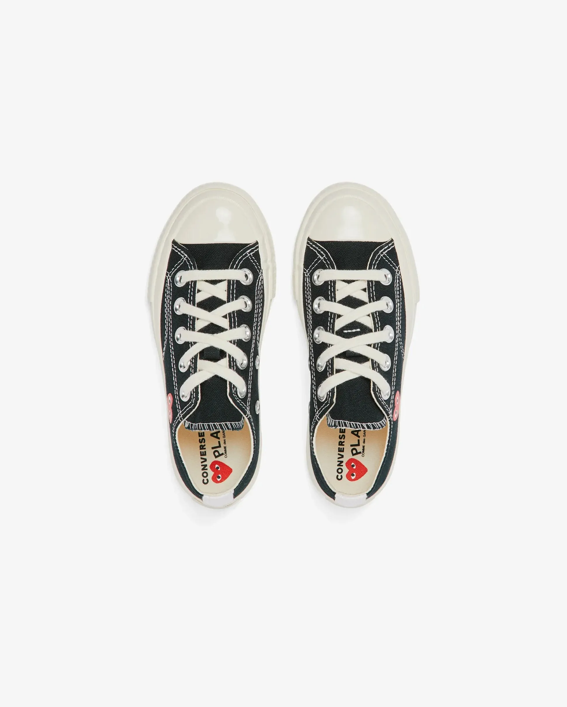 CHUCK TAYLOR KIDS SMALL RED HEART LOW/ BLACK