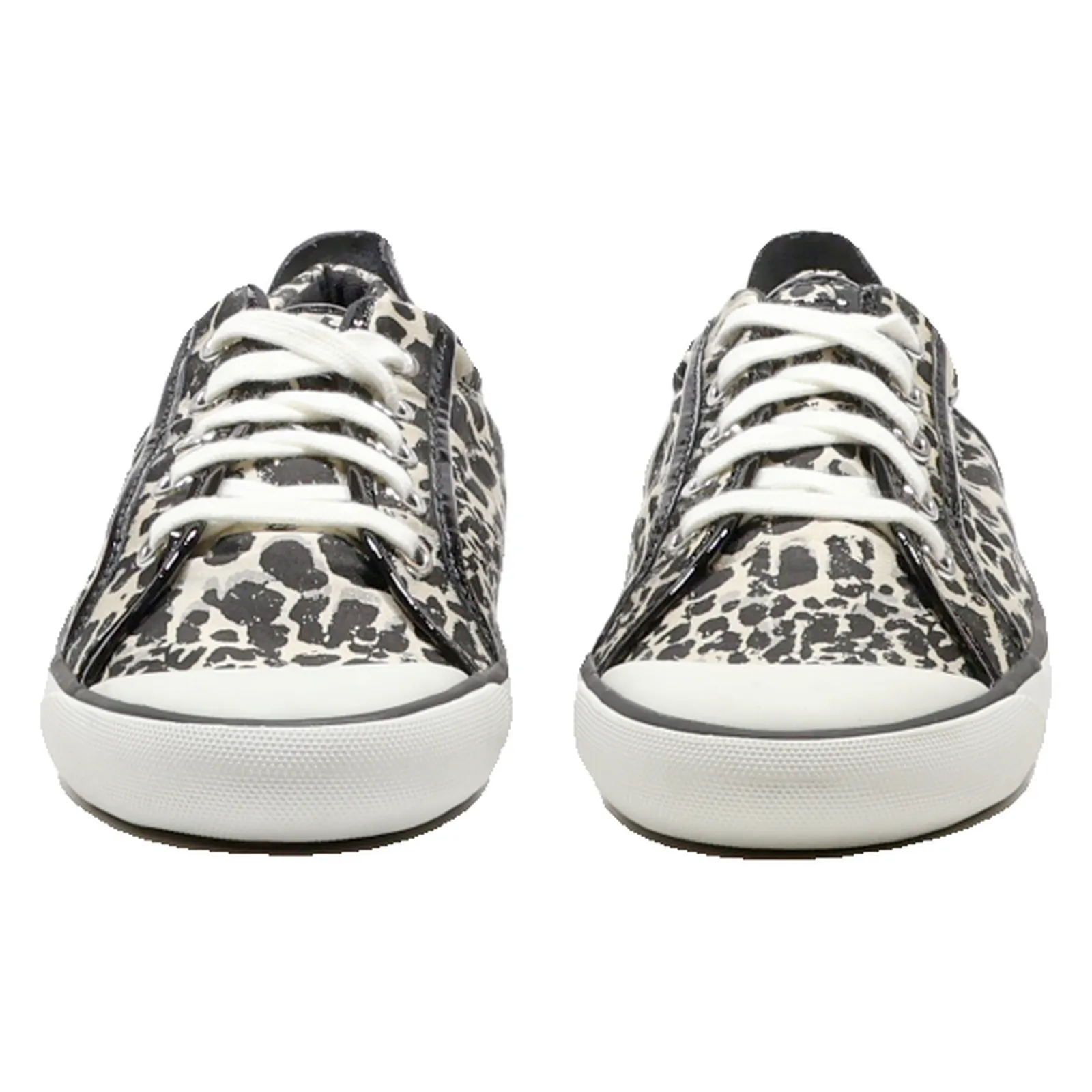 COACH Low Top Trainers Black Canvas Womens UK 7.5