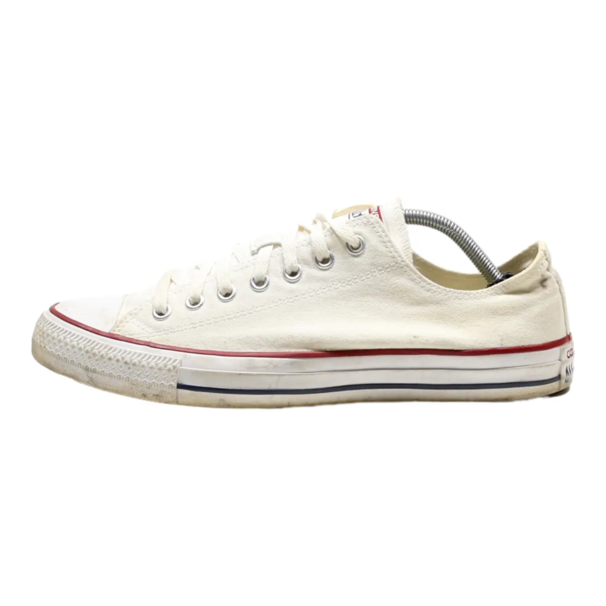CONVERSE Chuck Taylor All Star 2017 Low Top Trainers White Canvas Mens UK 11