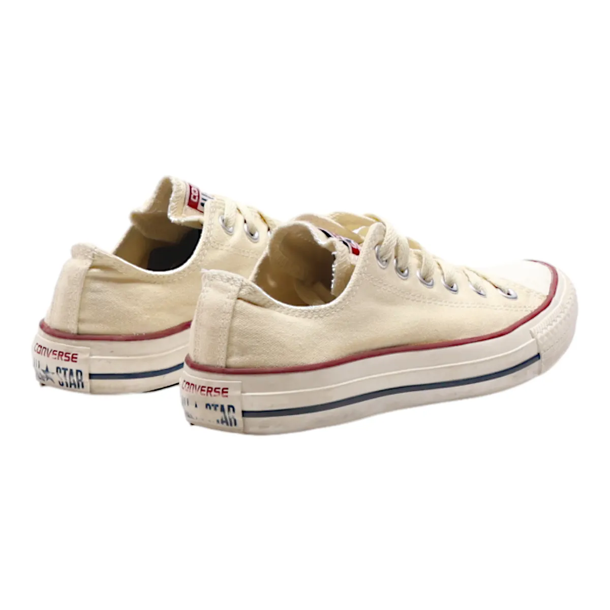 CONVERSE Chuck Taylor All Star 2018 Low Top Trainers Cream Canvas Womens UK 5