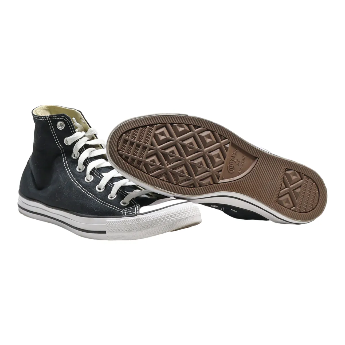 CONVERSE Chuck Taylor All Star High Top Trainers Black Canvas Womens UK 9.5
