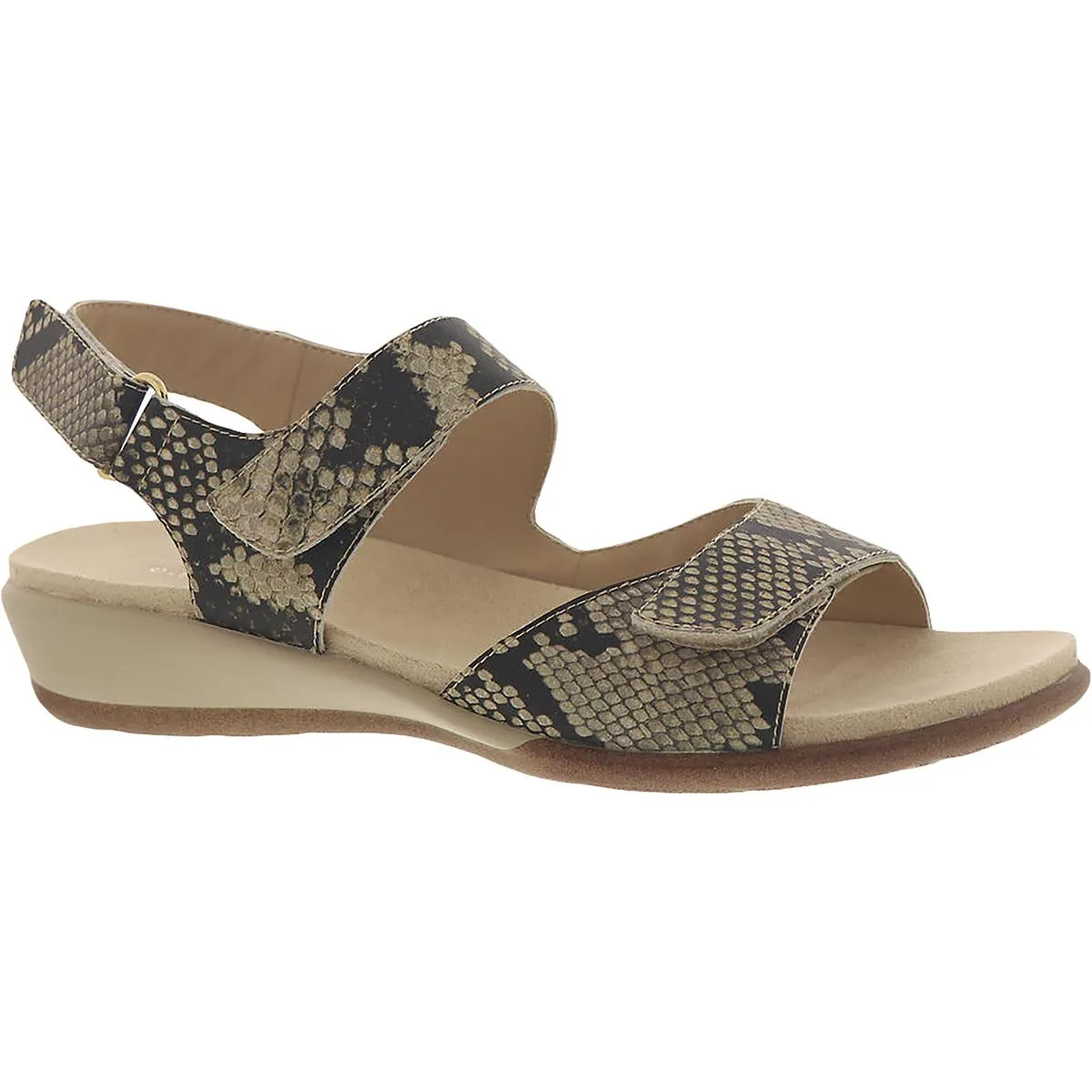 Easy Spirit Womens Hartwell Strappy Slingback Wedge Sandals