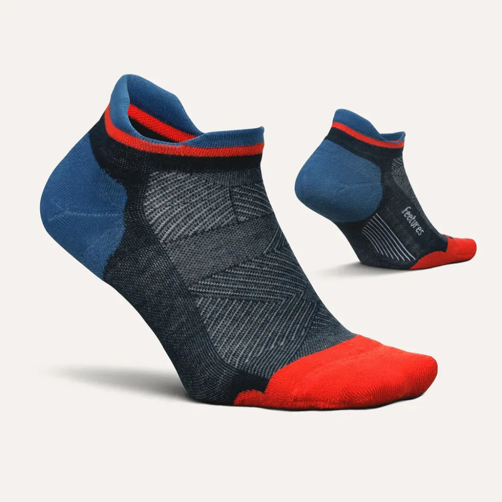 Feetures Elite Max Cushion No Show Tab Socks - Atmospheric Blue