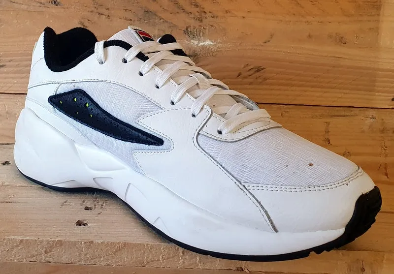 Fila MindBlower Low Leather Trainers UK10/US11/EU44.5 1RM00364 White/Black