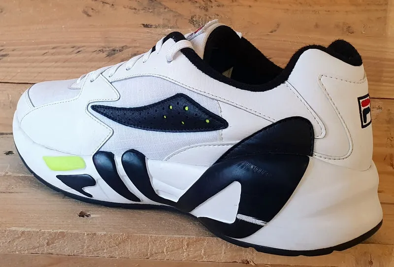 Fila MindBlower Low Leather Trainers UK10/US11/EU44.5 1RM00364 White/Black