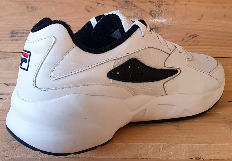 Fila MindBlower Low Leather Trainers UK10/US11/EU44.5 1RM00364 White/Black