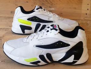 Fila MindBlower Low Leather Trainers UK10/US11/EU44.5 1RM00364 White/Black