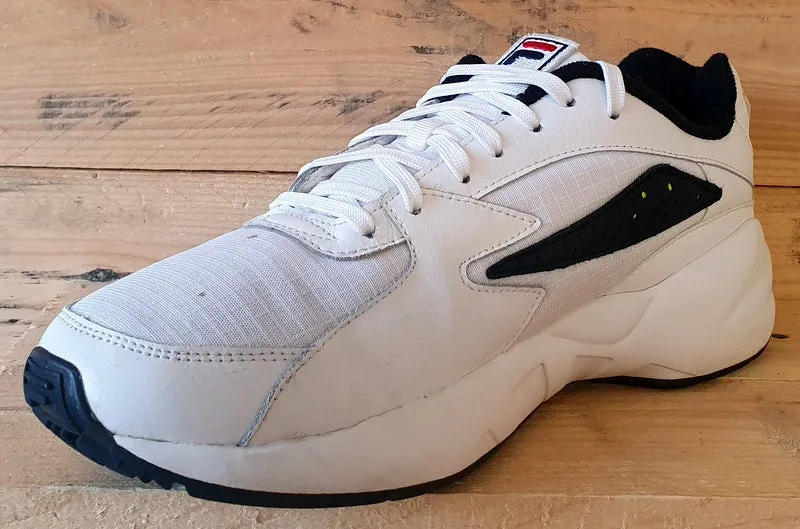 Fila MindBlower Low Leather Trainers UK10/US11/EU44.5 1RM00364 White/Black