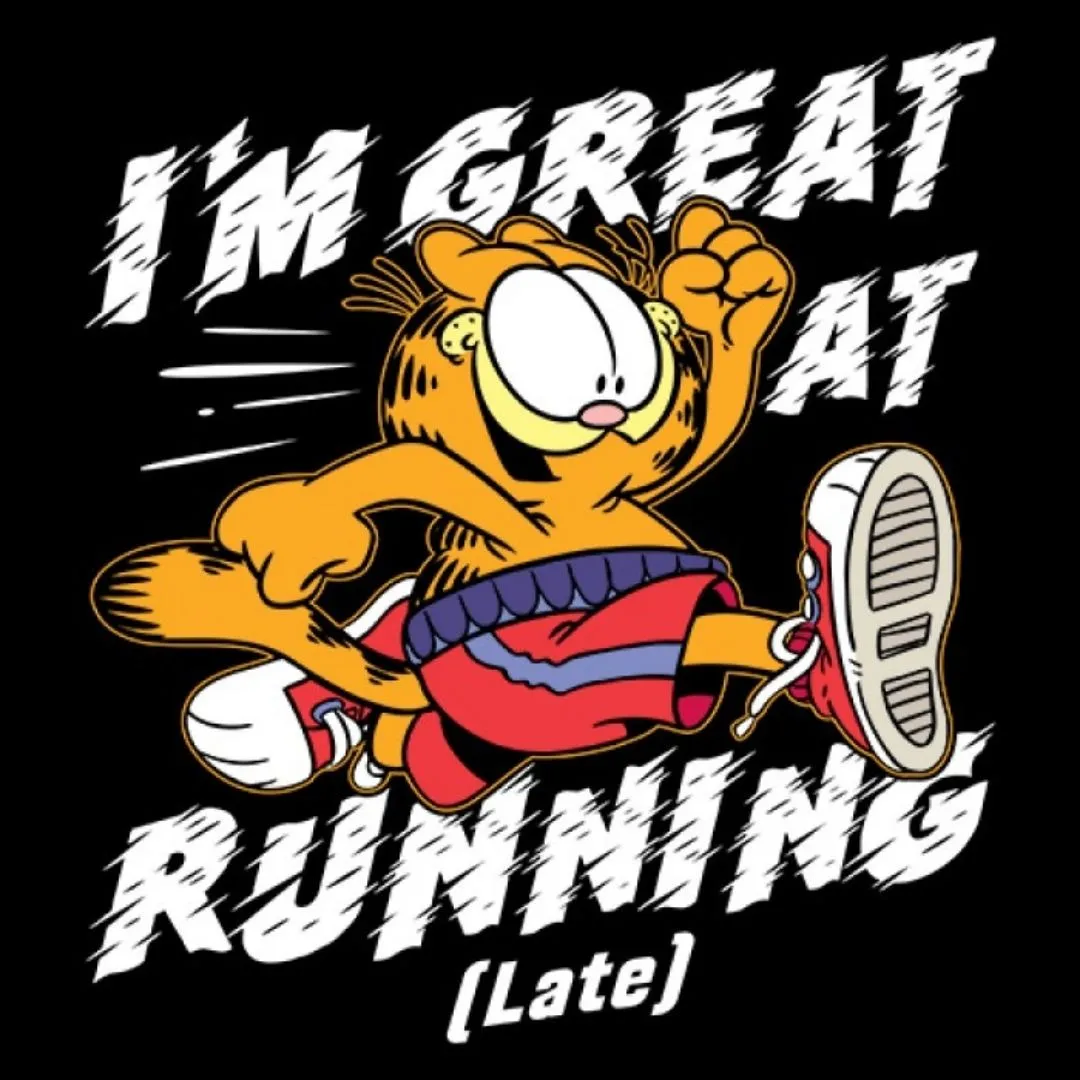 Garfield - Great At Running Late T-Shirt