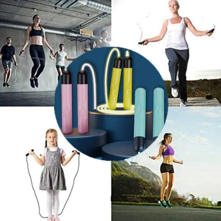 Glowing Skipping Rope Fitness Exercise Student Racing Training(Green)