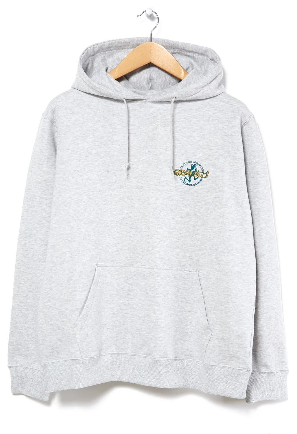 Gramicci Running Man Hooded Sweatshirt - Ash Heather