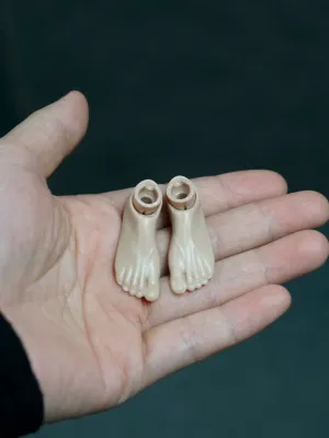 In-stock 1/6 Bare feet accessories for male figure bodies