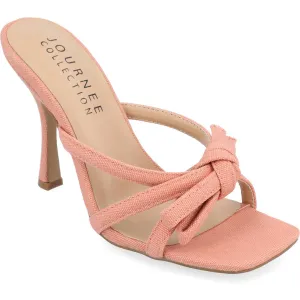 Journee Collection Womens Cilicia Canvas Heels