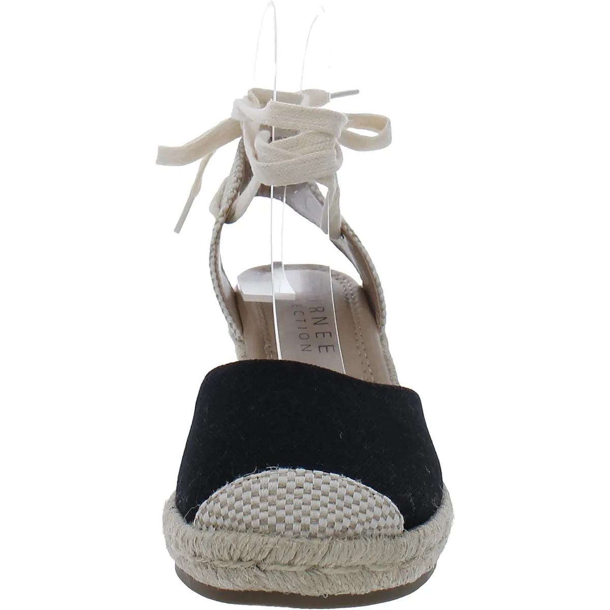 Journee Collection Womens F Canvas Espadrille Heels