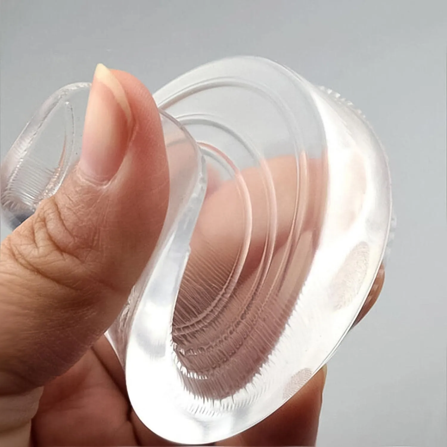 Large Silicone Heel Pads - Shoe Insoles (1 Pair)