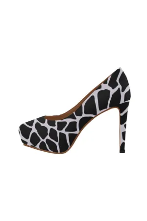 Lilac Giraffe Women's High Heels