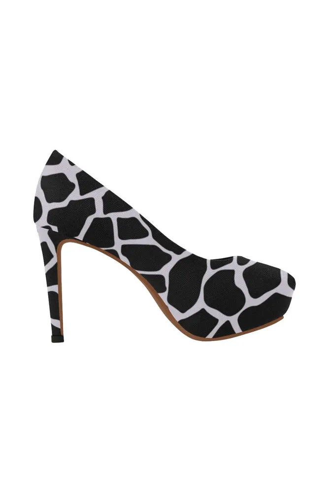 Lilac Giraffe Women's High Heels