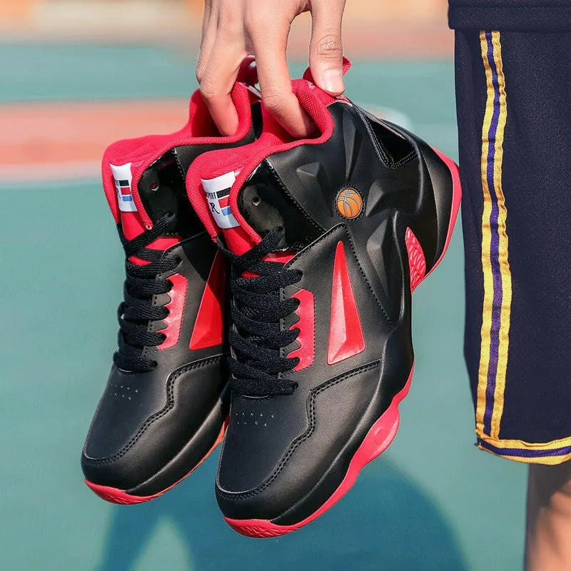 Men’s High-Top Basketball Shoes – Non-Slip & Light | FETZON