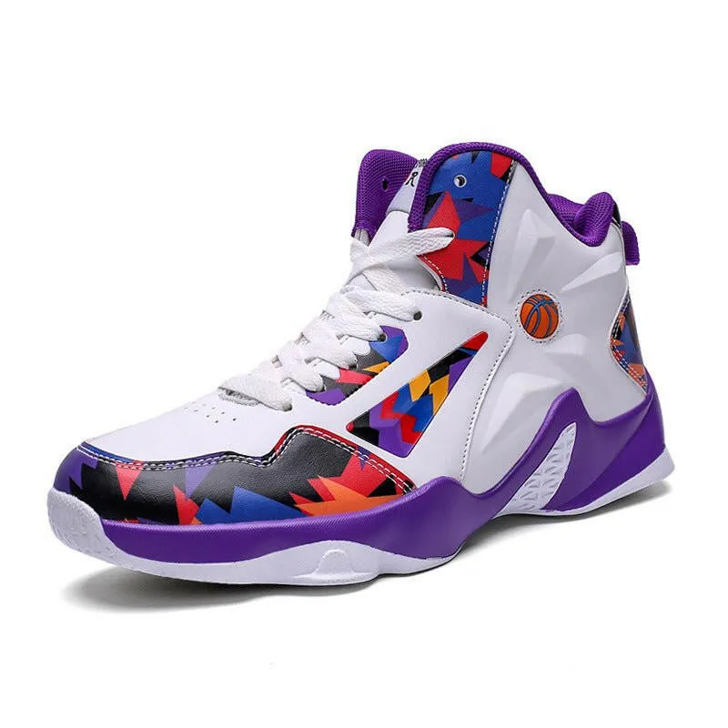 Men’s High-Top Basketball Shoes – Non-Slip & Light | FETZON