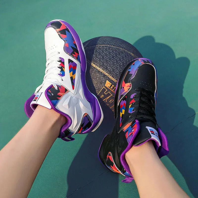Men’s High-Top Basketball Shoes – Non-Slip & Light | FETZON