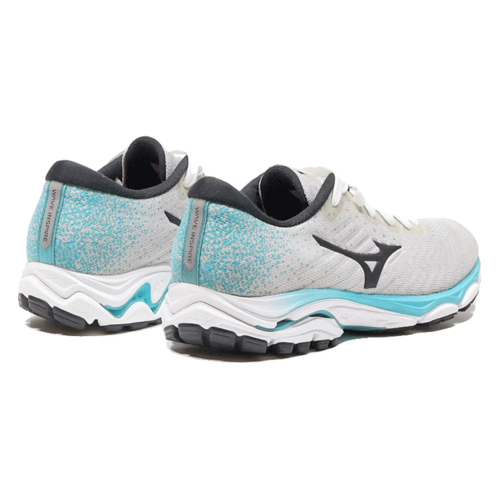 MIZUNO Wave Inspire Sneaker Trainers Grey Synthetic Womens UK 7
