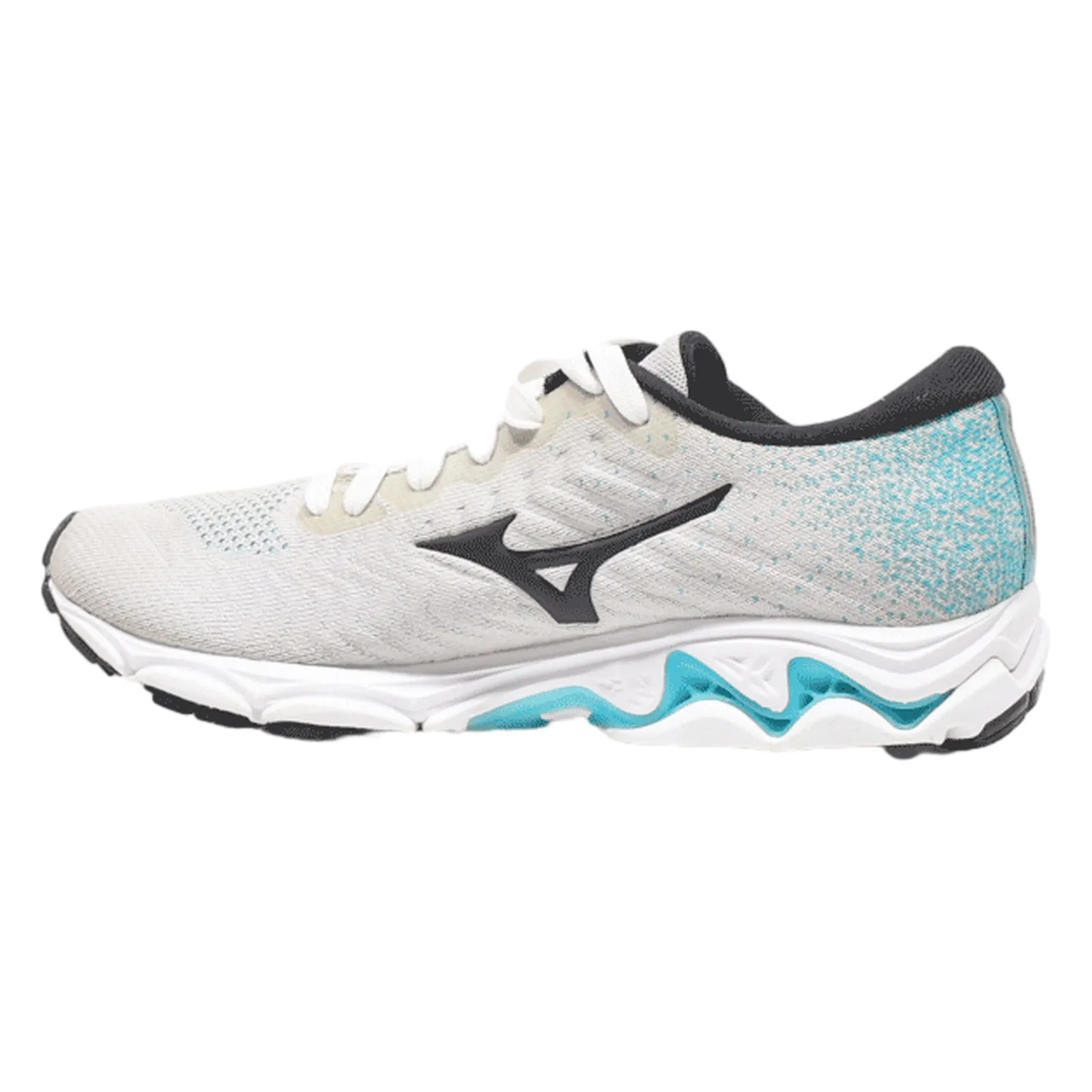 MIZUNO Wave Inspire Sneaker Trainers Grey Synthetic Womens UK 7