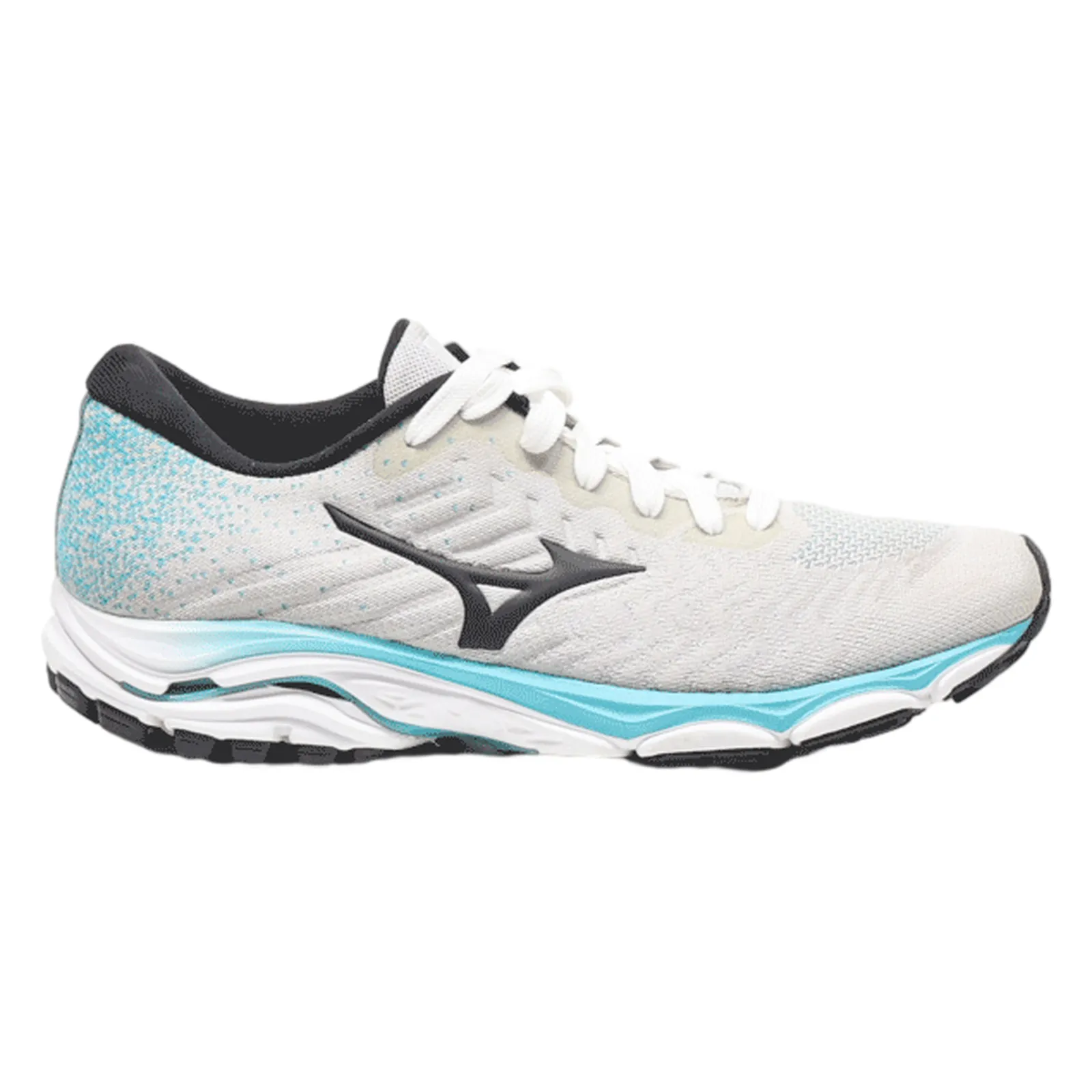 MIZUNO Wave Inspire Sneaker Trainers Grey Synthetic Womens UK 7