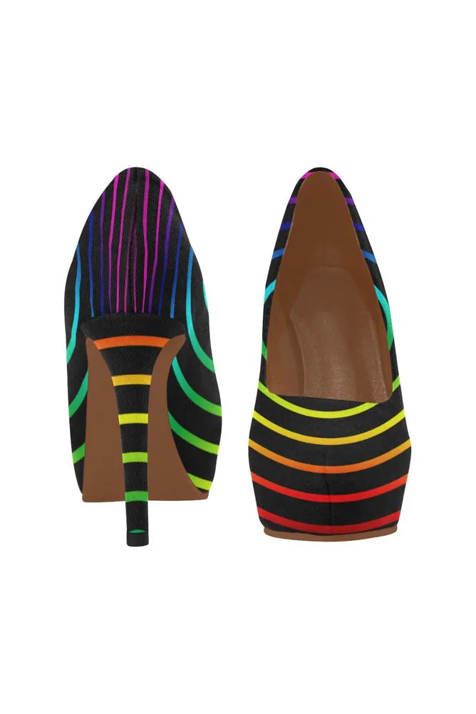 Neon Nights Women's High Heels