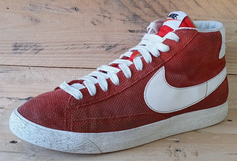 Nike Blazer Mid Vintage Suede Trainers UK9/US10/EU44 538282-800 Gamma Orange