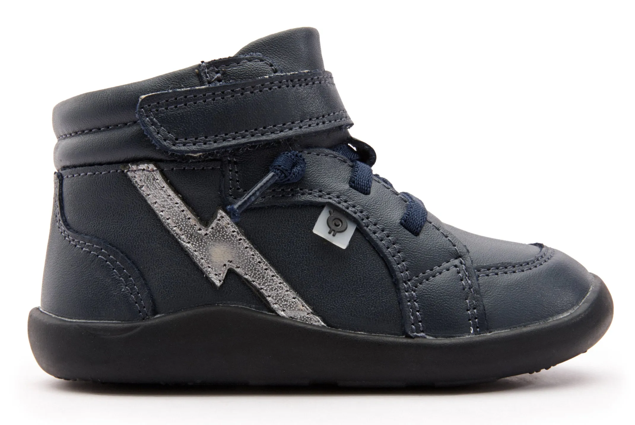 Old Soles Boy's and Girl's 8018 Light The Ground Sneakers - Navy/Rich Silver
