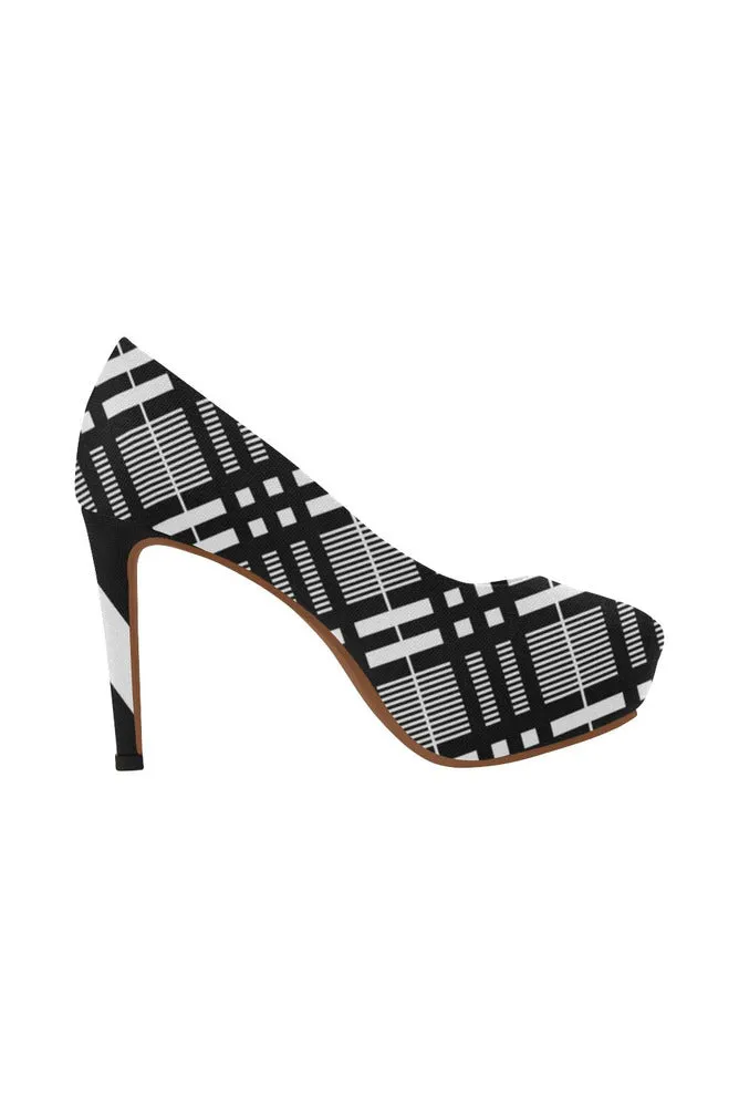 Plaid Planner Women's High Heels