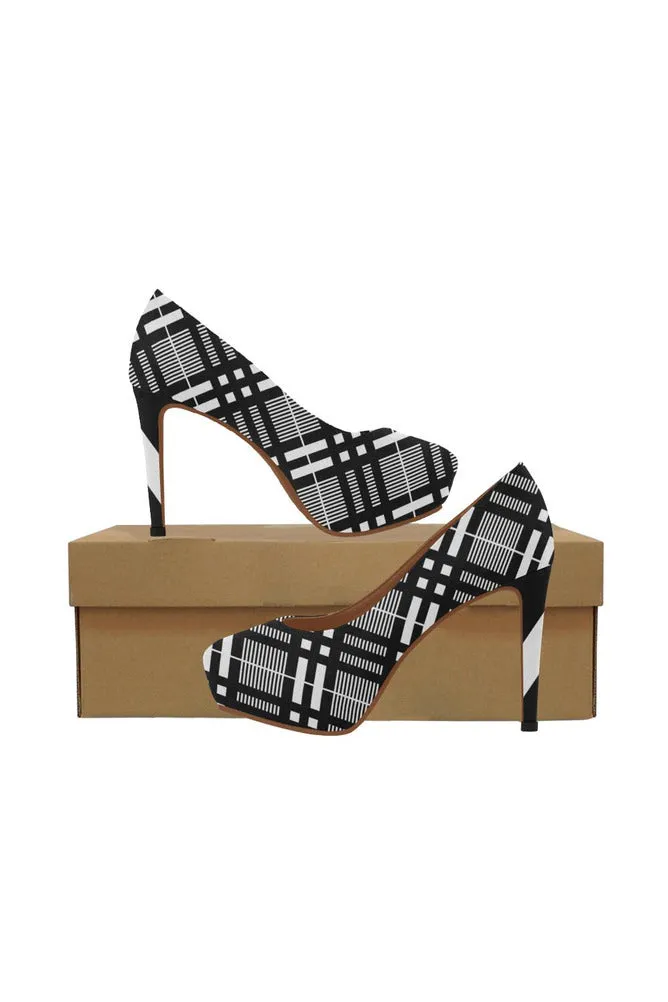 Plaid Planner Women's High Heels
