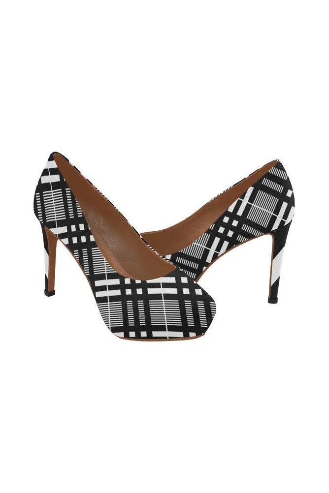 Plaid Planner Women's High Heels