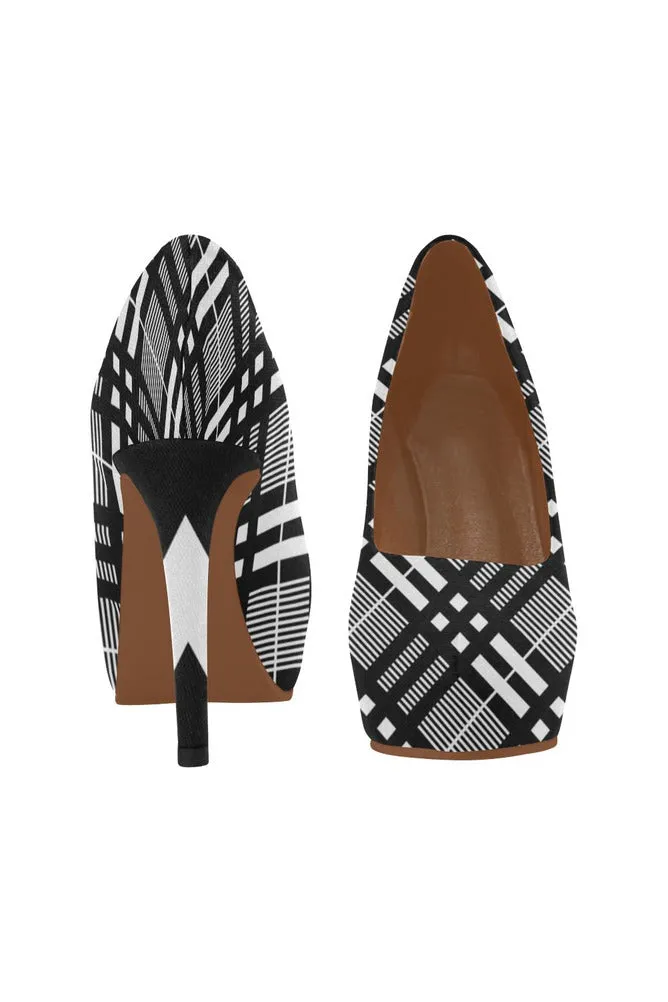 Plaid Planner Women's High Heels