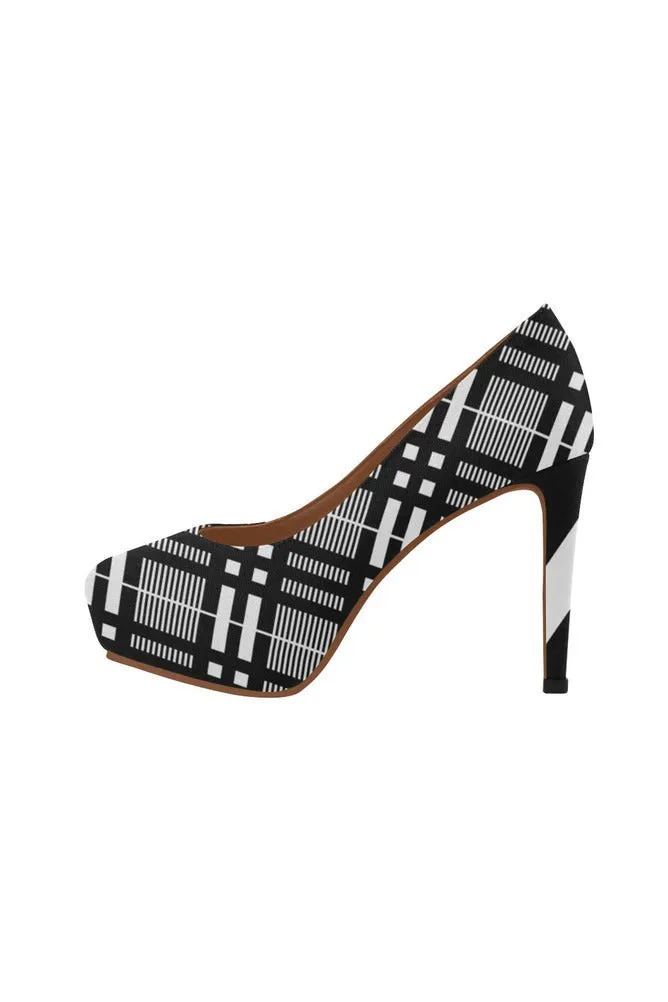 Plaid Planner Women's High Heels