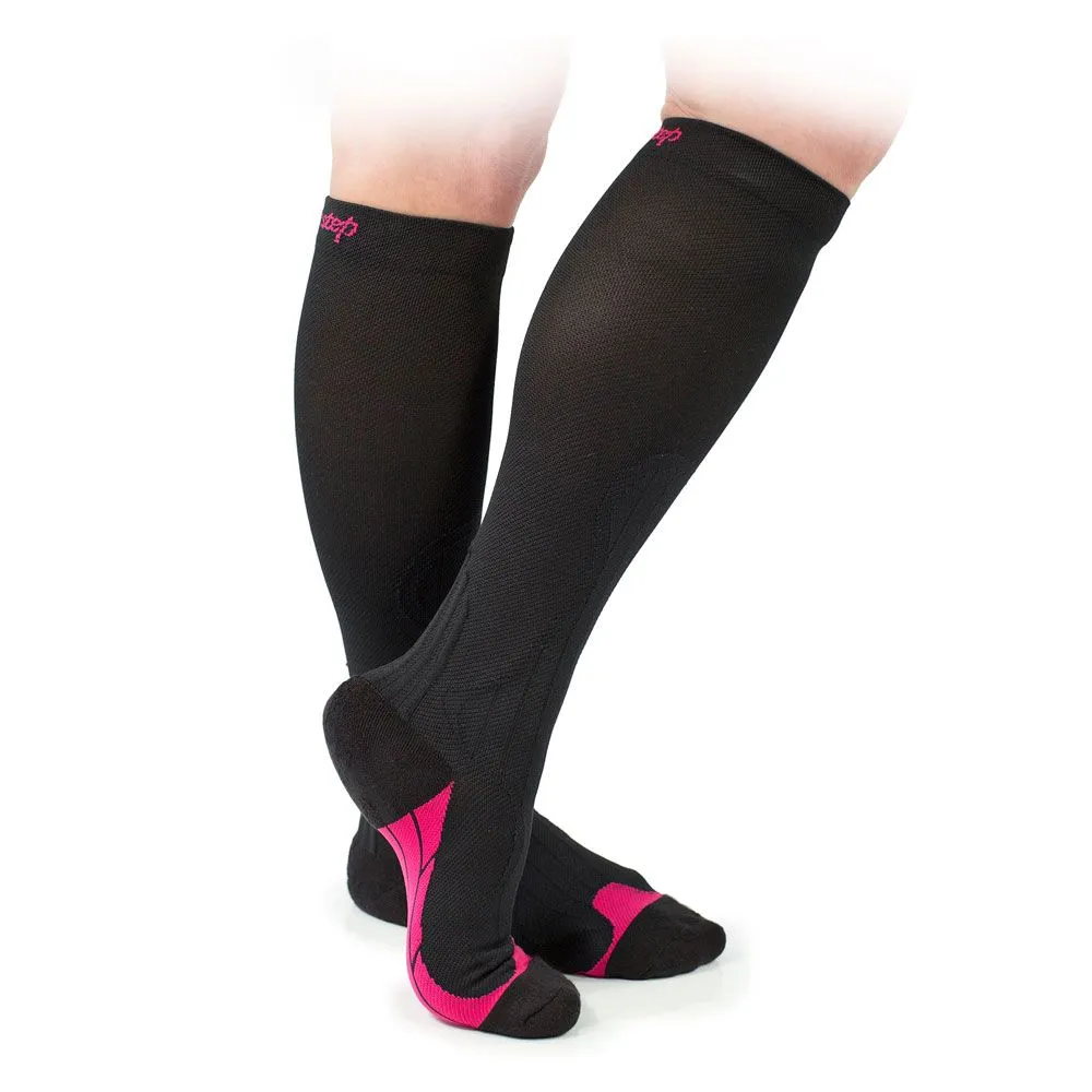'Powerstep' Women's G2 Recovery Sock - Black