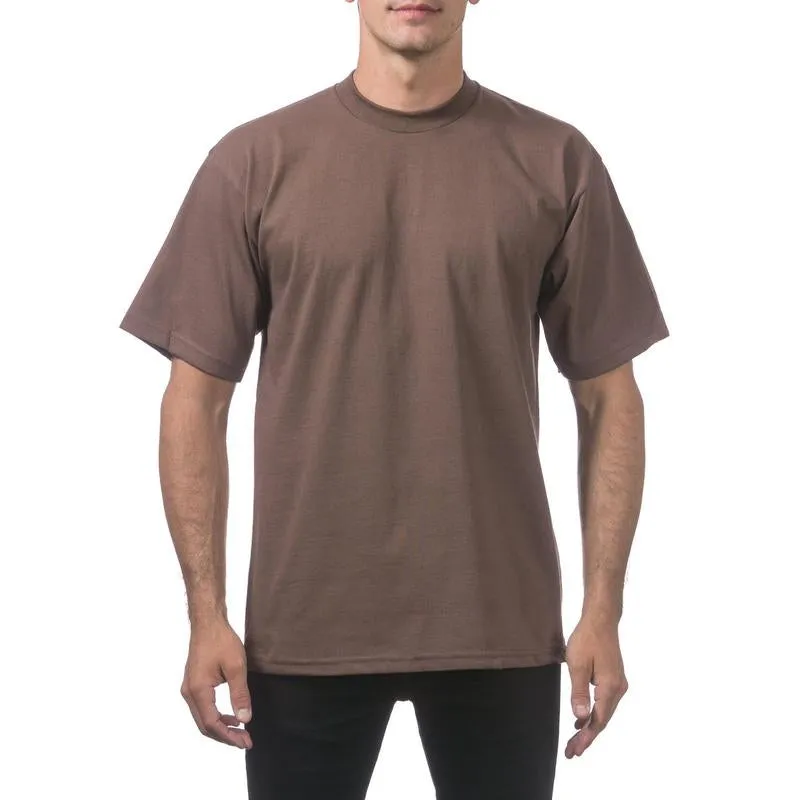 Pro Club Men'S Heavyweight Short Sleeve T-Shirt Top Outfit Cotton Crewneck Original Classic Fabric